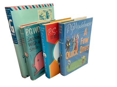 Lot 1395 - P.G. Woodhouse - four titles, including A few Quick Ones, first edition. (4)