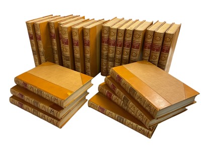 Lot 1412 - Joseph Conrad - The works, Medallion Edition, 1925, in quarter calf bindings, 22 vols.