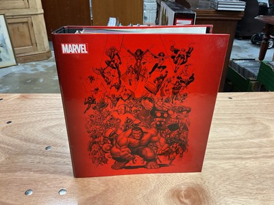 Lot 8 - Collection of Marvel and DC books to include Marvel fact files, Marvel year by year, Marvel The Avengers The Ultimate Guide to Earth's Mightiest Heroes!, Marvel Encyclopedia, X-Men the ultimate...
