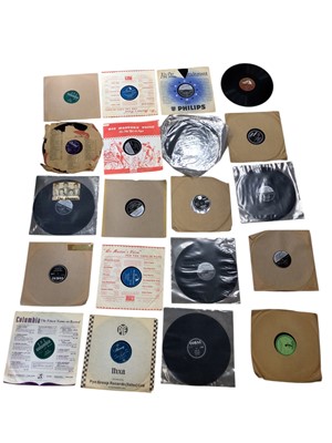 Lot 2247 - Box of 78's including Miles Davis All-Stars, The Crickets, Boy Bennett and The Rockets, Little Richard, Elvis Presley, Jerry Lee Lewis, Fats Domino, etc