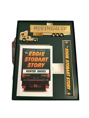 Lot 1697 - Corgi Limited Edition Tone Gold The Eddie Stobbart Story Set, boxed CC86610 (1)