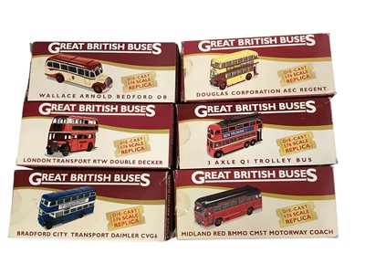Lot 1701 - Atlas Edition Great British Buses and other related transport, all boxed (1 box)