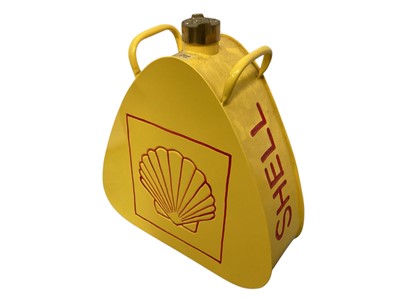 Lot 1708 - Shell & Castro oil cans (2)