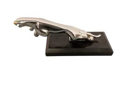 Lot 1707 - Jaguar car mascot and chromium airplane (2)