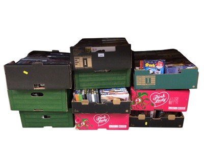 Lot 2259 - Ten boxes of DVDs with various genres mostly films