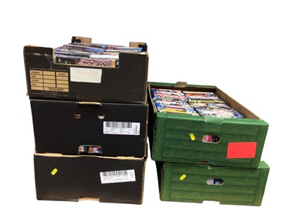 Lot 2260 - Five boxes of Blueray DVDs with various genres mostly films