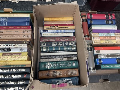 Lot 1467 - An extensive collection of Folio society books, three boxes