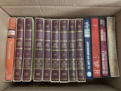 Lot 1471 - An extensive collection of Folio society books, two boxes