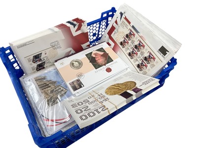 Lot 1267 - Stamps G.B. first day covers sets for the 2012 Olympics, 2012 Para Olympics, Great Britian Torch Relay plus some Diamond Jubilee coin covers