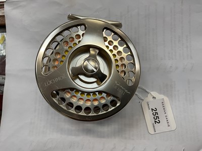 Lot 2552 - Lochmor Spey LA 10/11 Salmon fishing reel in branded soft case.