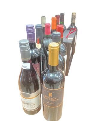 Lot 2582 - Group of wines, fortified wines, sherry, port, etc