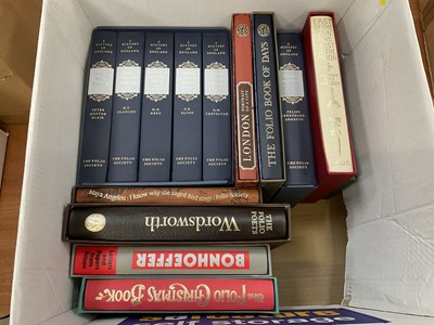 Lot 1485 - Large collection of Folio Society publications, 4 boxes