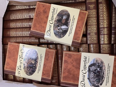 Lot 1486 - 30 volume facsimile set of Dickens works, and various other books