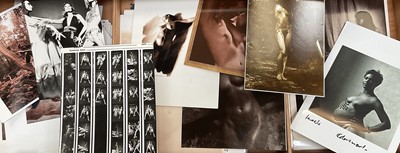 Lot 2591 - Paul de Delve (1945-2023) collection of photographic prints, figure studies, various sizes and subjects including some signed and inscribed. (100 plus)