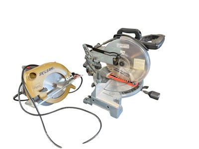 Lot 2604 - 10" Mitresaw together with a hand held saw (2).