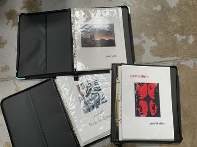 Lot 2596 - Paul de Delve (1945-2023) Three folios of photo projects
