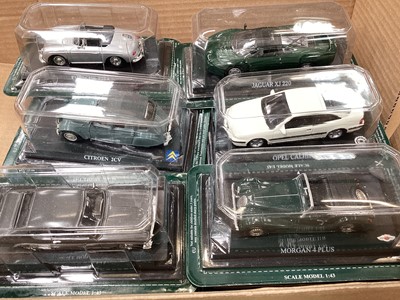 Lot 1798 - Collection of Del Prado Car Collection diecast model vehicles and related magazines.