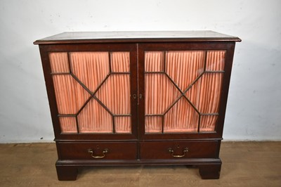 Lot 1562 - 19th century mahogany collectors' cabinet