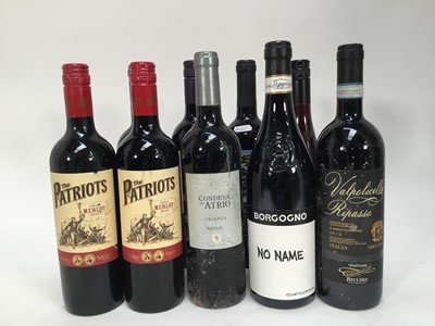 Lot 56 - Seventeen bottles, mixed red wines, Chilean (8) and Italian (9), recent vintages 2000s onwards
