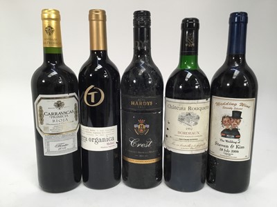 Lot 62 - Sixteen bottles, New World reds and others, vintages 2000s onwards