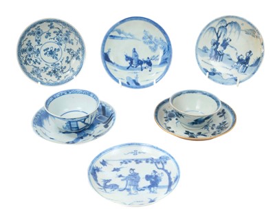Lot 690 - Ca Mau cargo circa 1725, collection of tea bowls and saucers