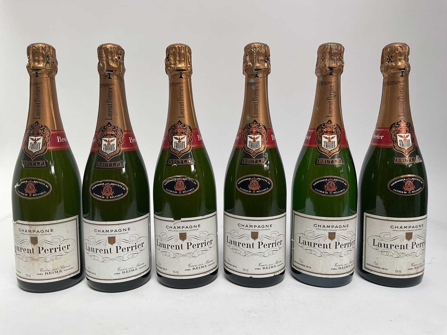 Lot 74 - Six bottles, Laurent Perrier Brut champagne
