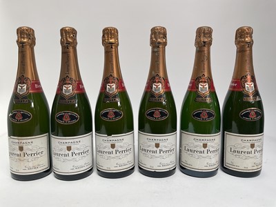 Lot 74 - Six bottles, Laurent Perrier Brut champagne
