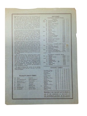 Lot 12 - West Ham v Arsenal 5th May 1945 Football League South