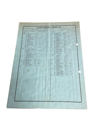 Lot 47 - West Ham v Bolton Wanderers December 15th 1934 Football League Division II