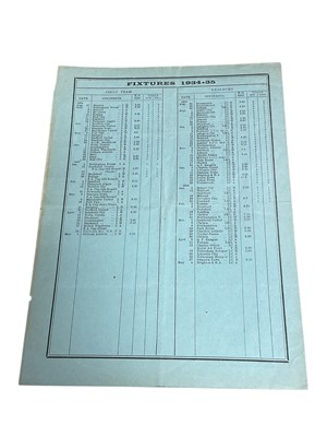 Lot 50 - West Ham v Bradford February 2nd 1935 Football League Division II