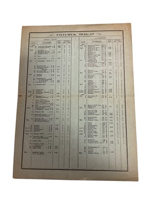 Lot 80 - West Ham v Chesterfield April 24th 1937 Football League Division II