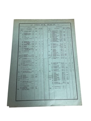 Lot 86 - West Ham v Coventry City February 27th 1937 Football League Division II