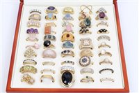 Lot 3262 - Large collection of Silverer gilt gem set...