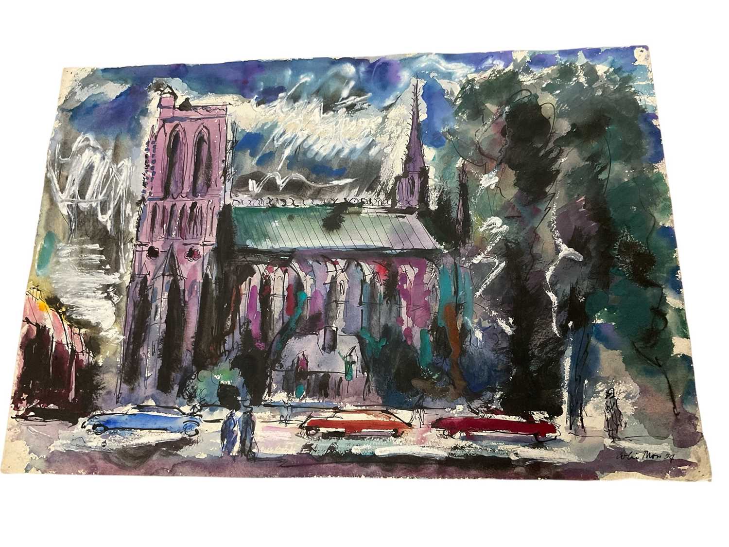 Lot 58 - Colin Moss (1914-2005) collection of five works on paper, various sizes and media