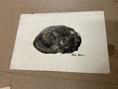 Lot 58 - Colin Moss (1914-2005) collection of five works on paper, various sizes and media