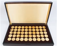 Lot 3308 - A collection of fifty Silverer gilt...