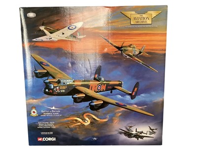 Lot 1960 - Corgi Limited Edition 2773/5600 The Aviation Archive 1:72 scale Battle of Britain Memorial Flight, boxed AA32602 & Avro Lancaster , boxed AA32604 (2)