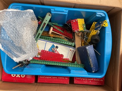 Lot 75 - Box of Meccano, including Accessory Outfit 5a and 6a