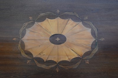 Lot 1292 - George III oval mahogany pembroke table