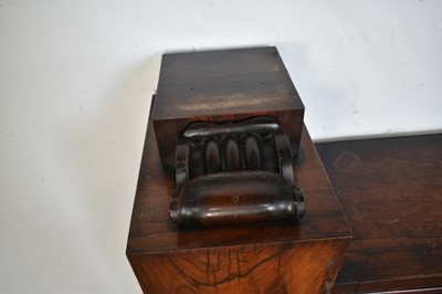 Lot 1296 - Highly unusual Scottish Regency rosewood sideboard