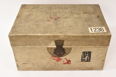 Lot 686 - Antique Chinese calf bound box