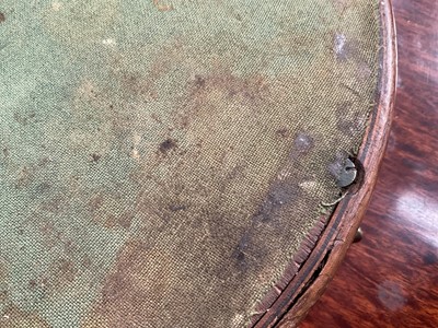 Lot 1301 - Adams style satinwood and marquetry inlaid oval tray with flanking brass handles, 69cm wide