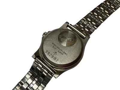 Lot 47 - CWC Quartz military stainless steel wristwatch