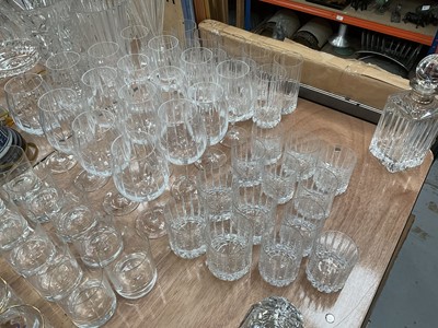 Lot 536 - Suite of good quality contemporary glassware including tumblers and wine glasses.