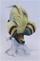 Lot 2012 - Karl Ens porcelain Bird-of-Paradise, 29cm high