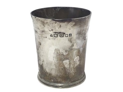 Lot 221 - Contemporary silver beaker