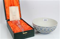 Lot 2030 - Wedgwood limited edition Jasper ware bowl,...