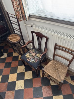 Lot 5334 - Regency child's high back correctional chair and two other child's chairs
