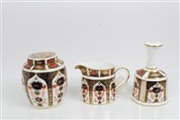 Lot 2037 - Royal Crown Derby Imari ginger jar and cover,...