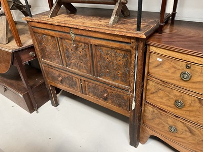 Lot 5328 - 18th / 19th century Scandinavian food cupboard